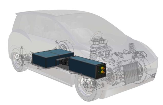FSV will develop light weight steel body structures for a 
Battery Electric Vehicle (battery layout shown here) as well as PHEV and
FCEV.