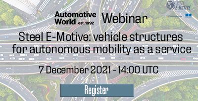 Automotive World Hosts Steel E-Motive Webinar 7 December