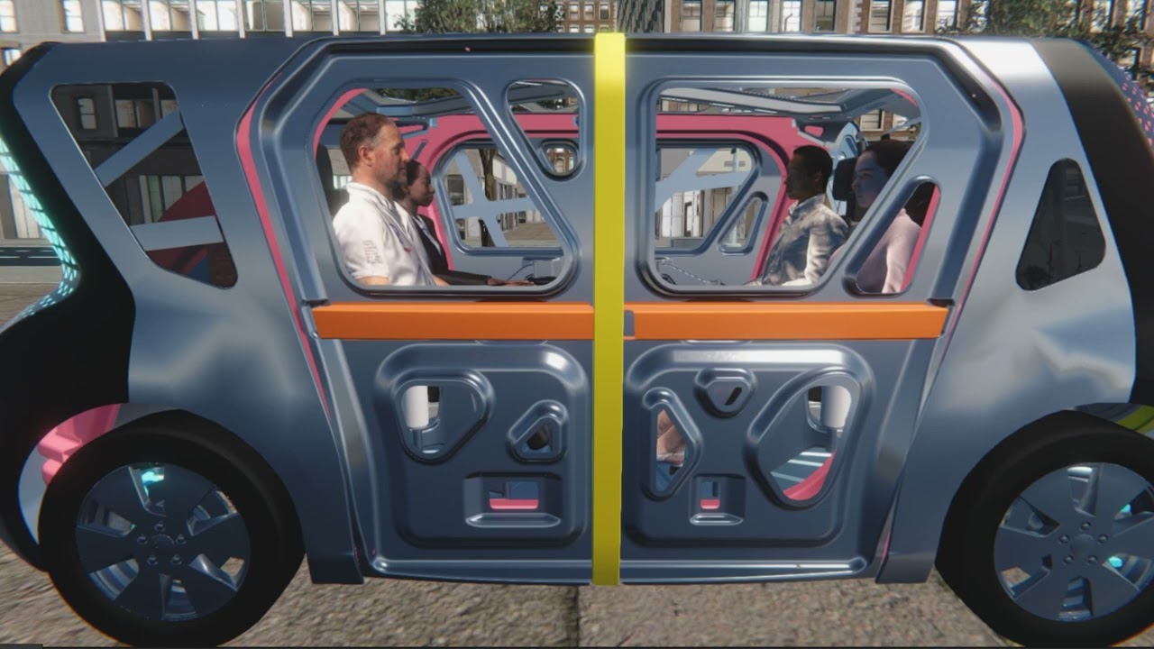 Steel E-Motive Vehicle B Roll Footage