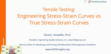 Cover of Tensile Testing presentation by Dr. Danny Schaeffler