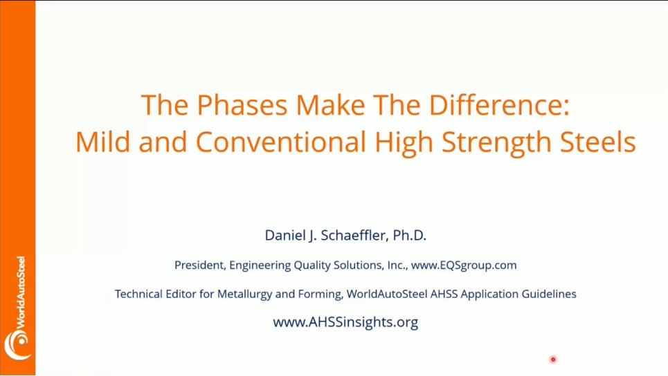Mild Steels to Advanced Steels: The Phases Make The Difference